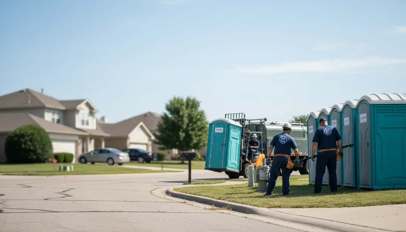 Porta Potty Rental in Red Oak, TX near me